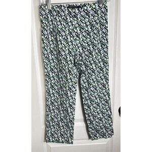 Insight Capris Women’s Size 6 Print Fabric Stretch Pull On‎